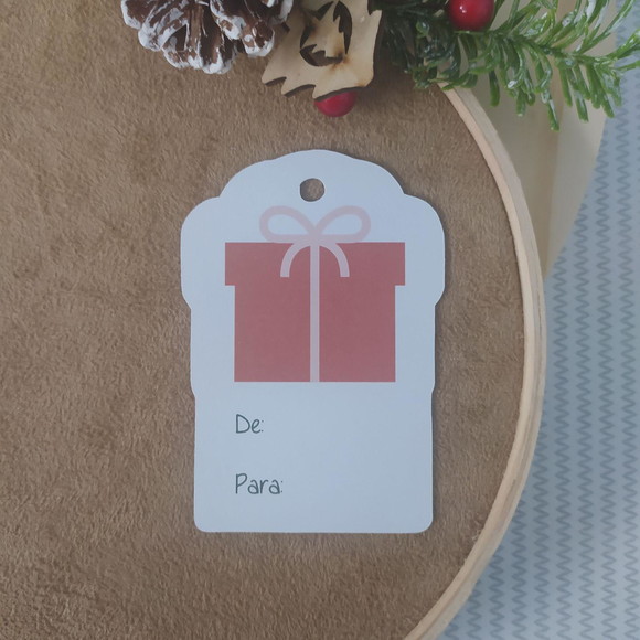 Tag para Presentes De/para