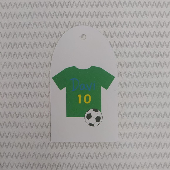 Tag Personalizada -festa Futebol