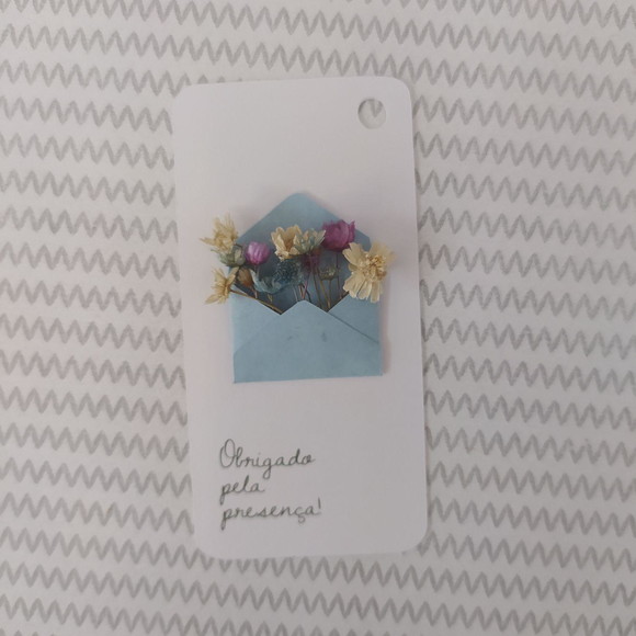 Tags Personalizadas - Envelope com Flores