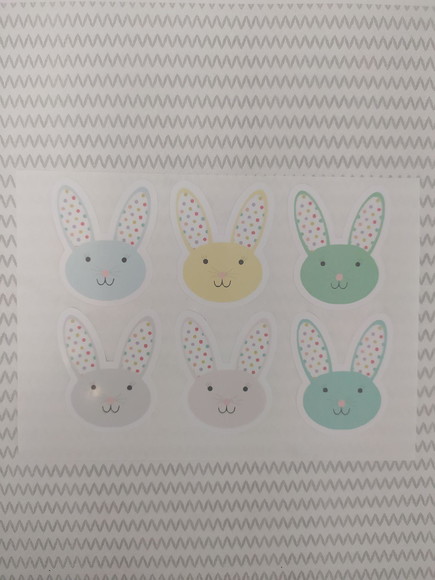 Adesivos Coelhos - Páscoa