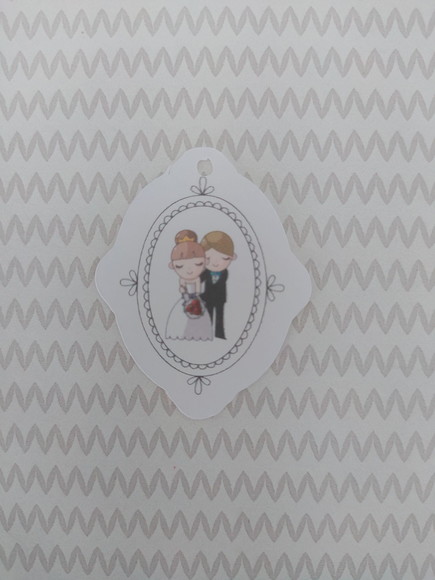 Tag Lembrancinha de Casamento - Tam. P