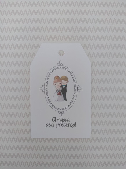 Tag Lembrancinha de Casamento