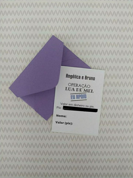 Cartão Pix - Casamento - Hora da Gravata