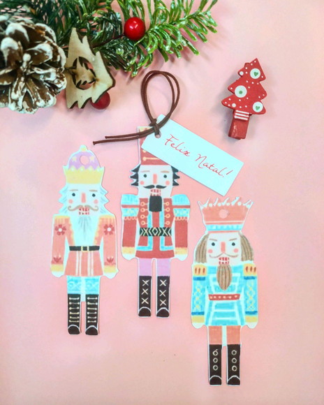 Tag de Natal | Boneco Quebra Nozes