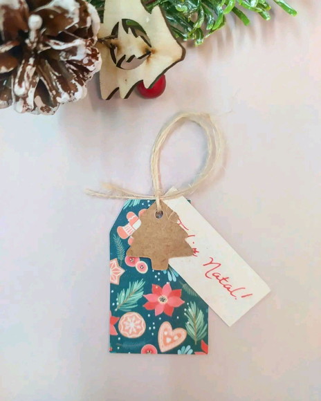 Kit Trio de Tags de Natal