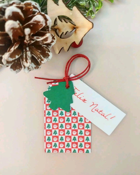Kit Trio de Tags de Natal