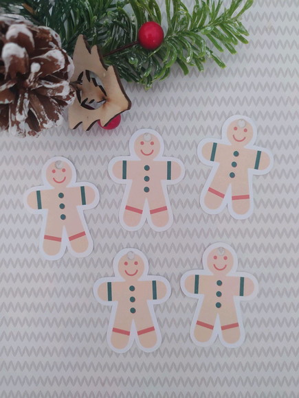 Tag de Natal - Boneco