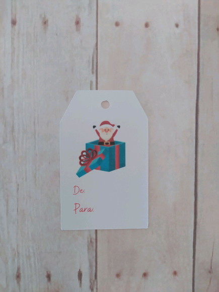 Tag de Natal - De/para