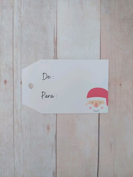 Tag de Natal - de / para