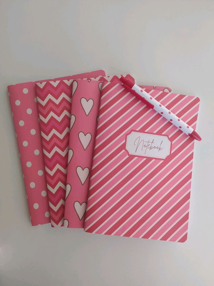 Caderno Brochura - Kit 4 Cadernos Tamanho A5