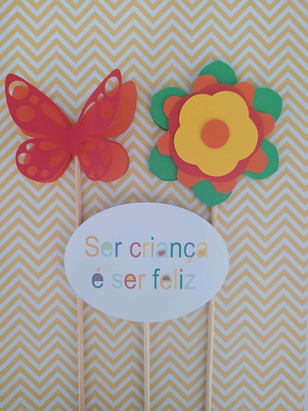 Topper para o Dia das Crianças - kit