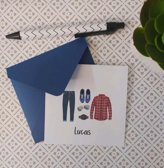 Cartão Fashion - Personalize com Seu Nome!