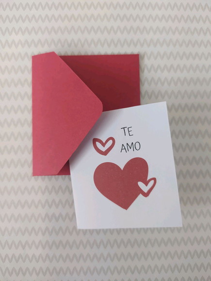 10 Mini Cartões + Envelopes