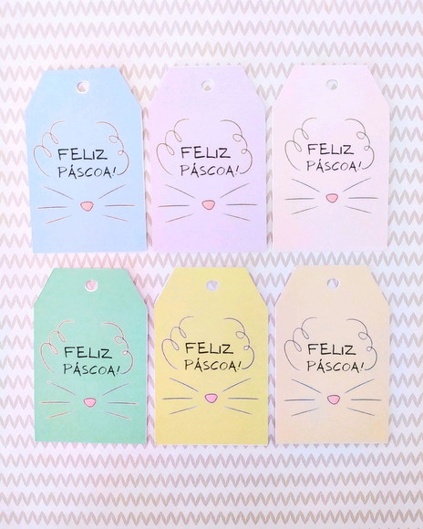 Tag Personalizada para Páscoa