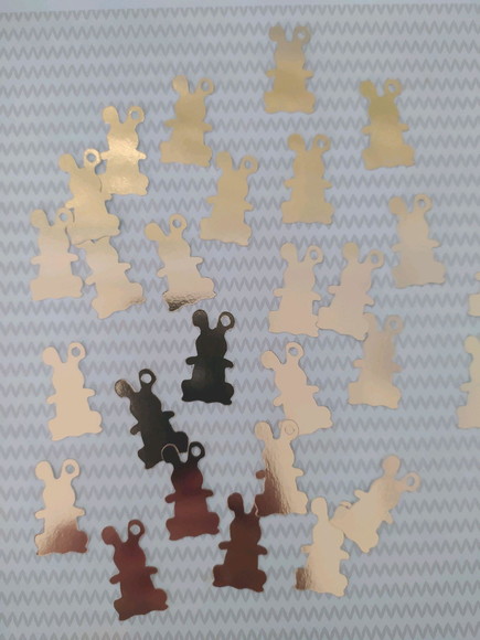 Mini Tag - Coelhinhos Dourados
