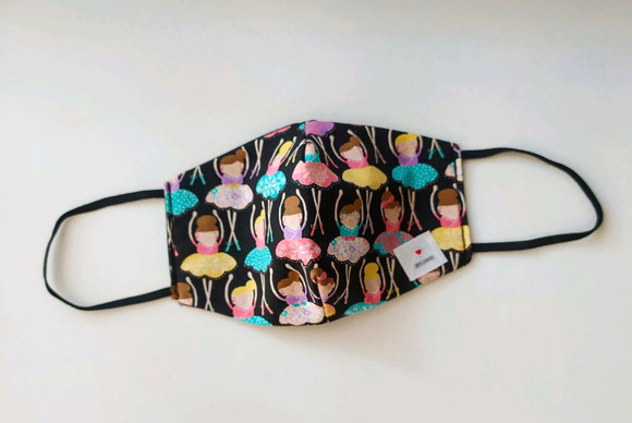 Máscara de Proteção com 3 Camadas de Tecido - Infantil