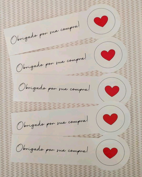 Lacre Adesivo - Personalizado com Sua Logomarca