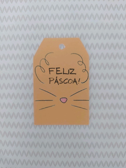 Tag Personalizada para Páscoa