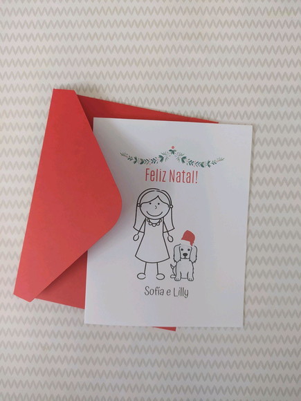 10 Cartões de Natal - Você e Seu Pet