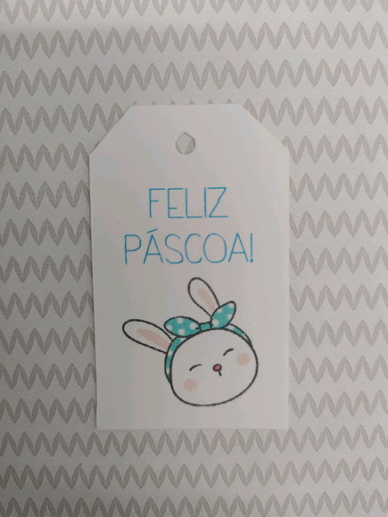 Tag Personalizada para Páscoa