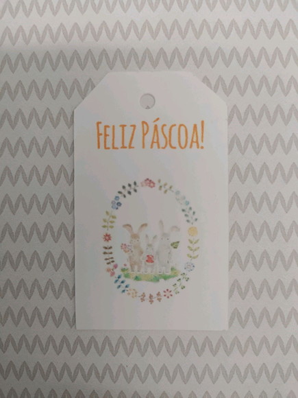Tag Personalizada para Páscoa