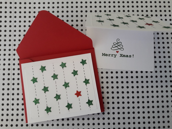 Cartões Artesanais de Natal - 10 Unidades
