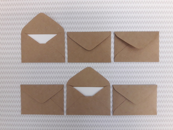Mini Envelopes com Cartões