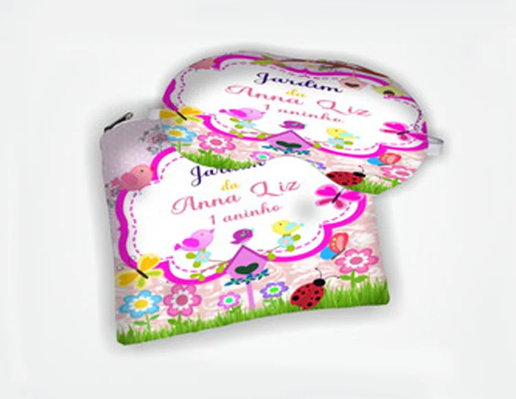 Kit Necessaire e Mascara de Dormir para lembrancinhas Jardim Encantado - Imagem 3