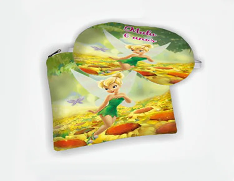 Kit Necessaire e Mascara de Dormir para lembrancinhas da Tinker Bell Sininho - Imagem 1