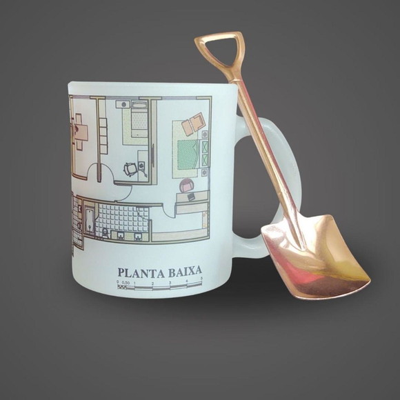 Caneca Planta Baixa Arquitetura - Imagem 2