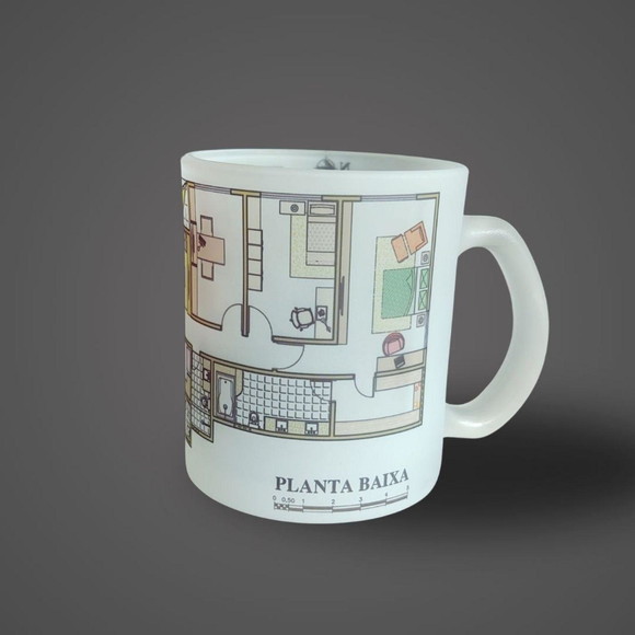 Caneca Planta Baixa Arquitetura - Imagem 5