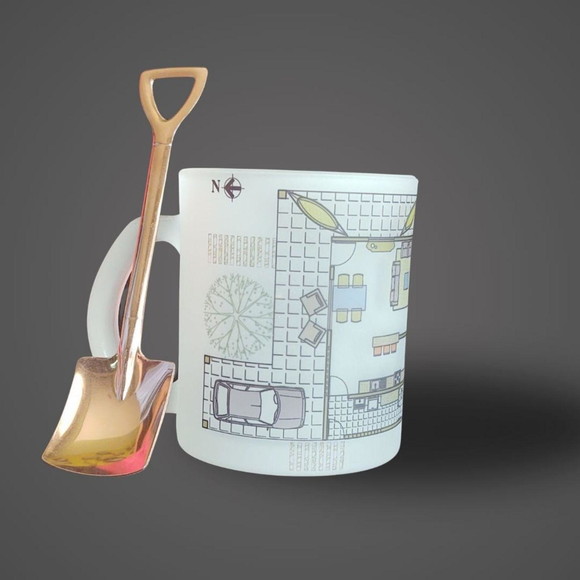 Caneca Planta Baixa Arquitetura - Imagem 3