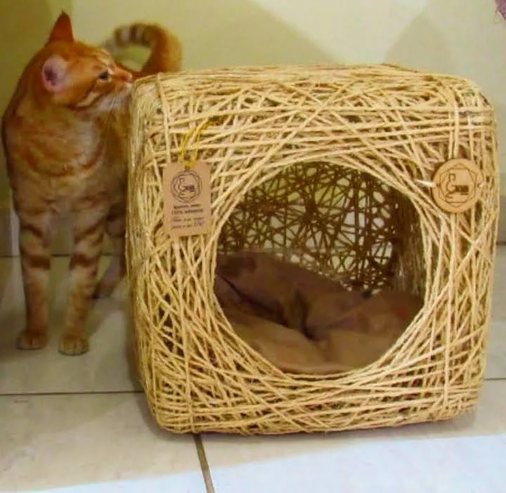 Toca Cubo em Sisal para Gatos de até 6kg - Imagem 2