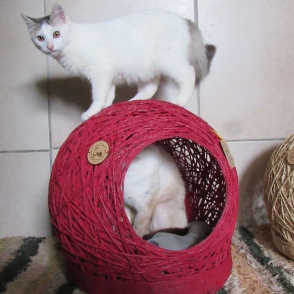 Toca Tamanho m em Barbante para Gatos e Cães Pequeno Porte - Imagem 2