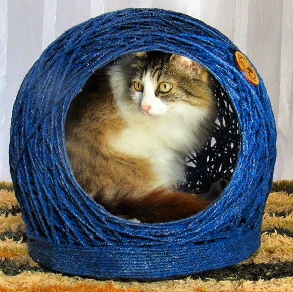 Toca Tamanho P em Barbante para Gatos até 6kg - Imagem 3