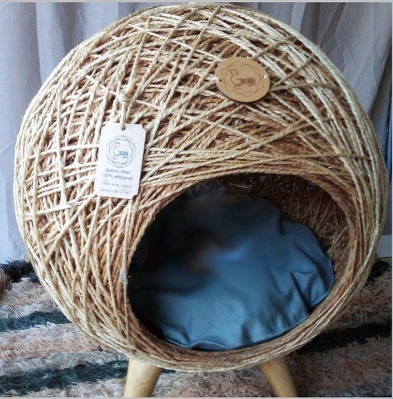 Toca Retrô em Sisal para Gatos - Imagem 3