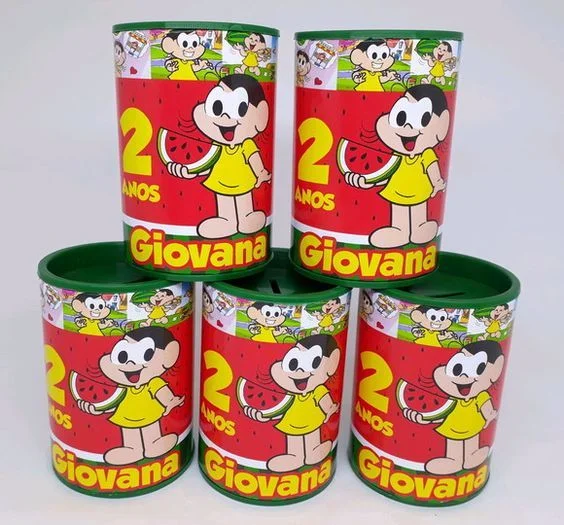Cofrinho Personalizado Lembrancinhas Infantil da Magali - Imagem 2