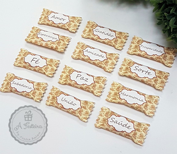 Balas dos Desejos Tema Biscoito