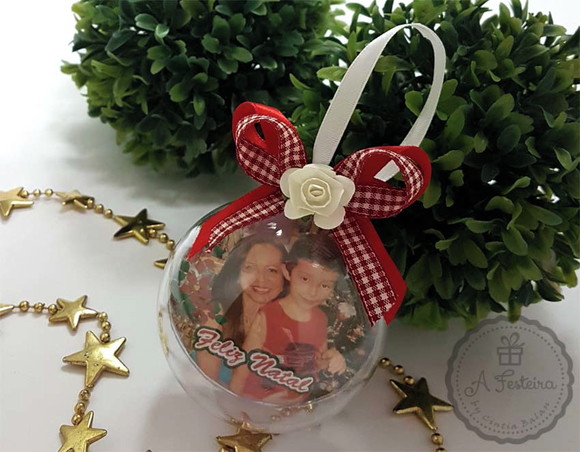 Bola de Natal Personalizada