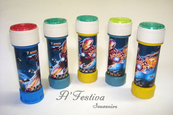 Bolinhas de sabão Iron Man