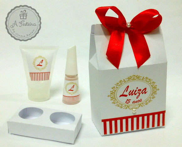 Caixa com Mini Hidratante e Esmalte