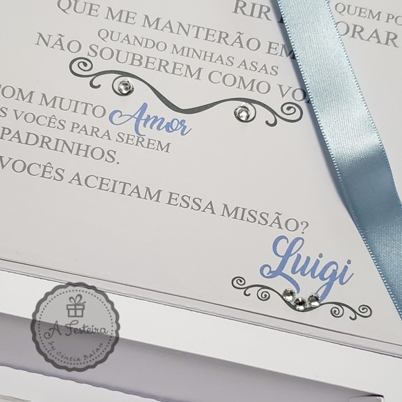 Caixa Convite Padrinhos Tercinho - Imagem 5