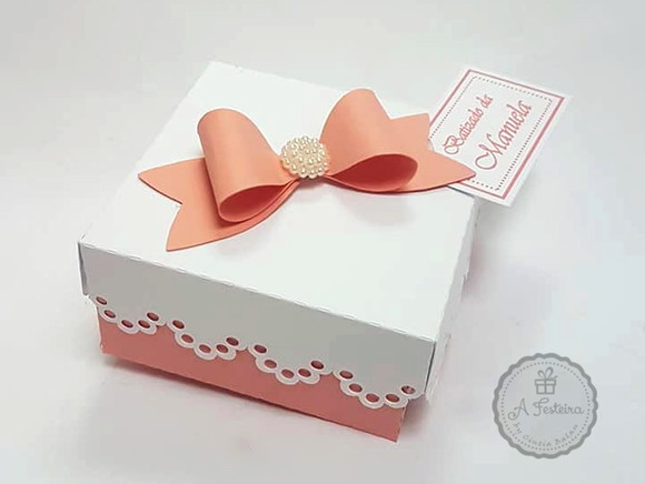 Caixa para 4 Doces Delicada