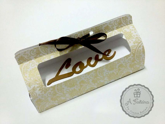 Caixa para 4 Doces Love