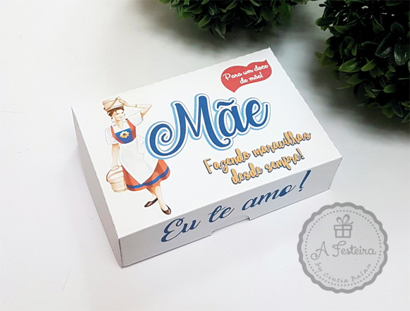 Caixa para 6 Doces "mãe Doce"