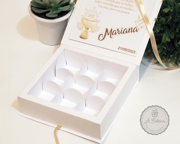 Caixa para 9 Doces Eucaristia - Imagem 5