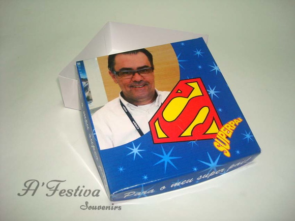 Caixa Super Pai com Foto