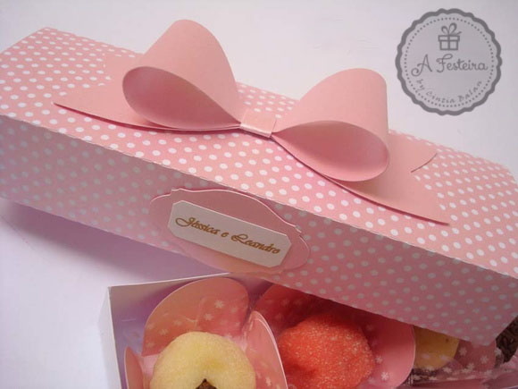 Caixa Tipo Bis para 4 Doces