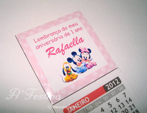 Calendário Baby Disney