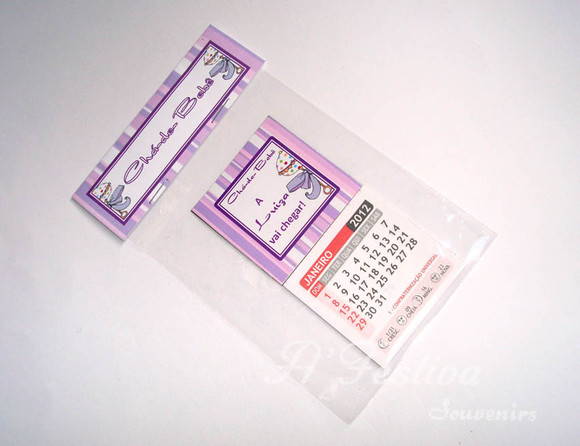 Calendário Listra Lilás Chocalho
